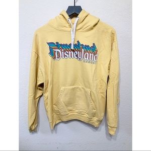 Disneyland Retro Yellow Hooded Sweatshirt